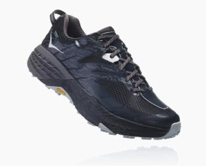 Hoka One One Men's Speedgoat 3 Waterproof Hiking Shoes Black/Deep Grey - AU YWZS